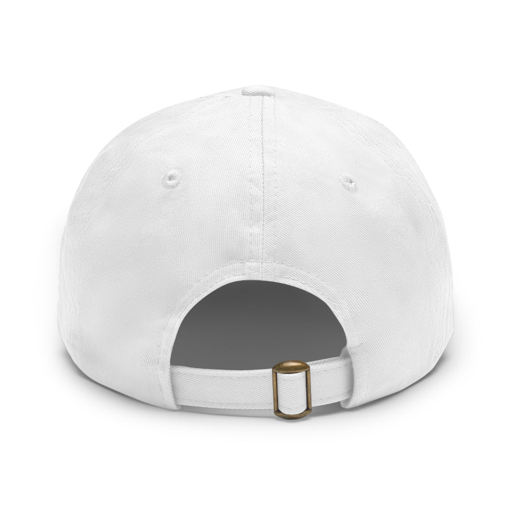 Leather Patch Dad Hat - Brand