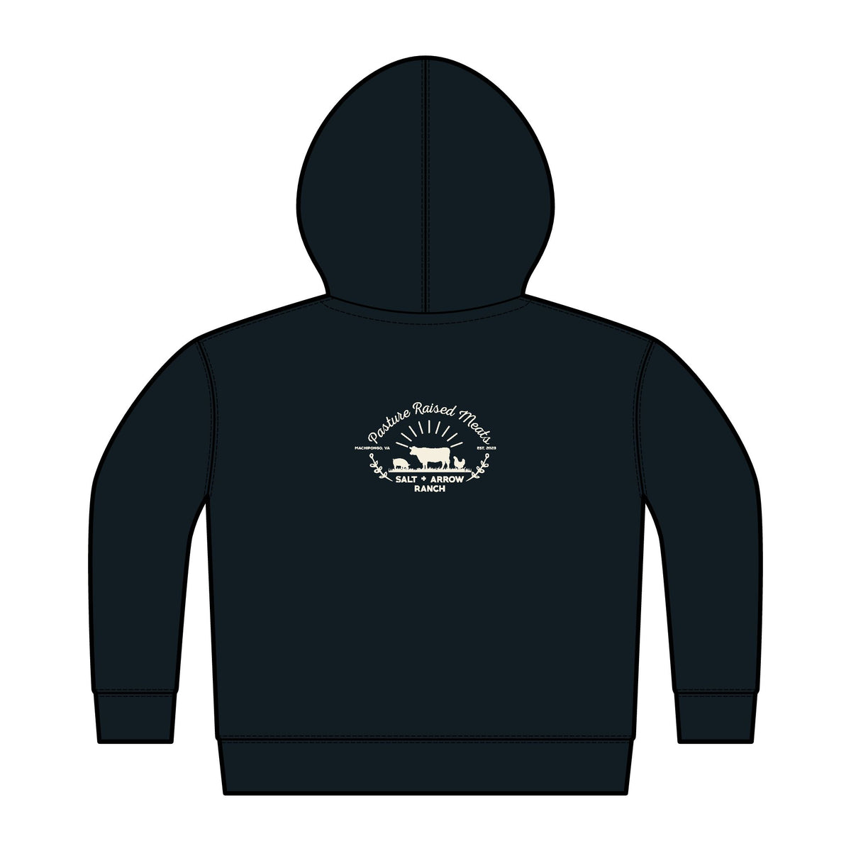 Toddler Ranch Logo Zip Fleece