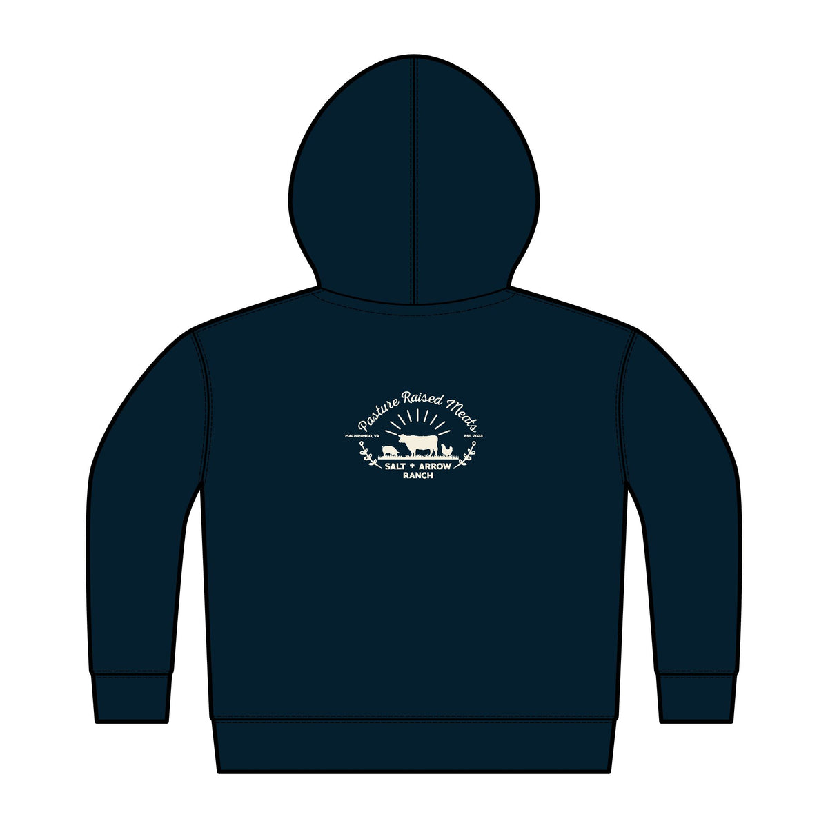 Toddler Ranch Logo Zip Fleece