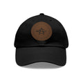 Leather Patch Dad Hat - Brand