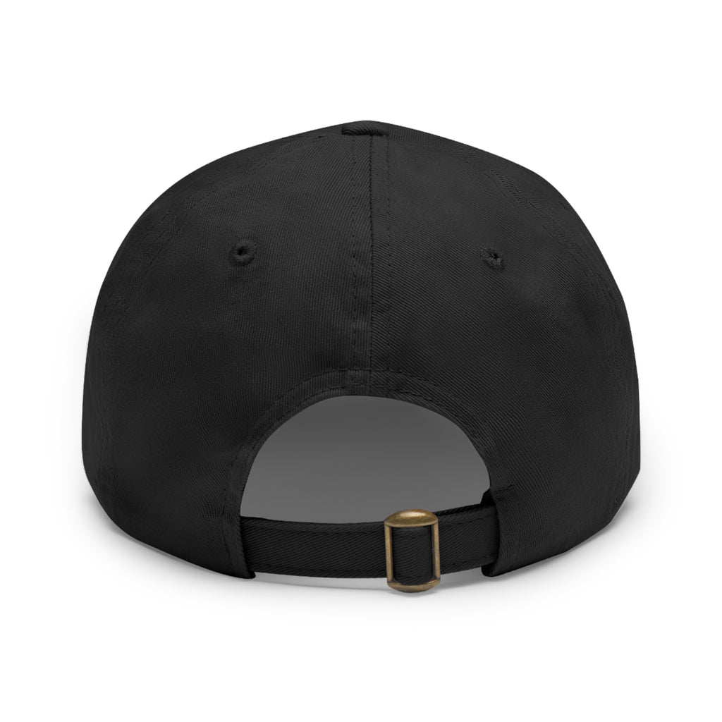 Leather Patch Dad Hat - Brand