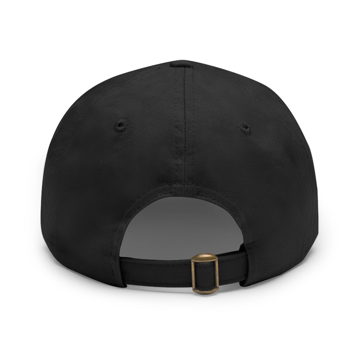 Leather Patch Dad Hat - Brand